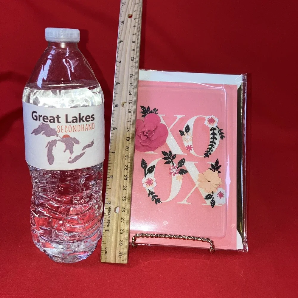 Hallmark Signature Valentine's Day 3D Card / Env. / Flowers / XO X O Love Always